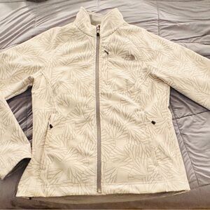 The North Face Women's White Geometric Ski Jacket